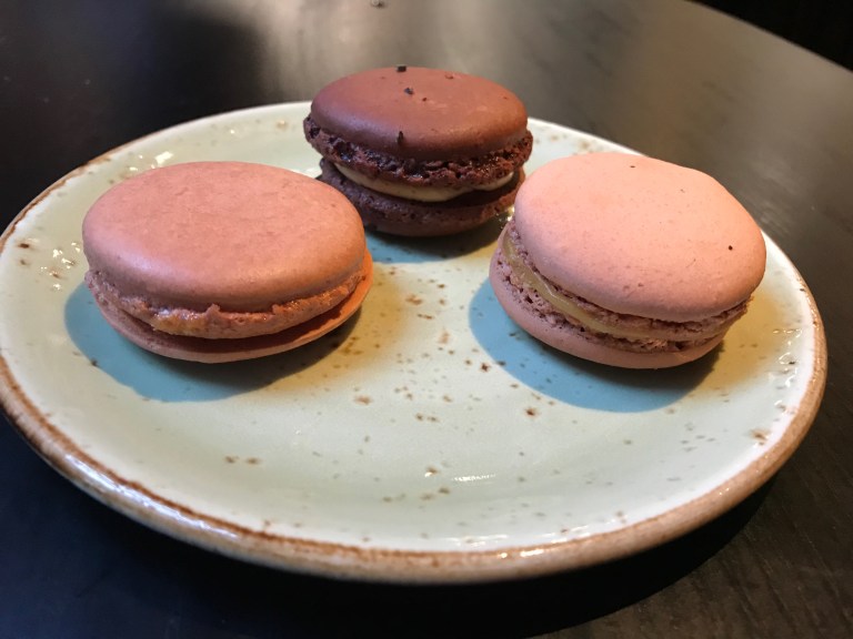 SEA SALT AND CARAMEL MACCHIATO MACAROONS