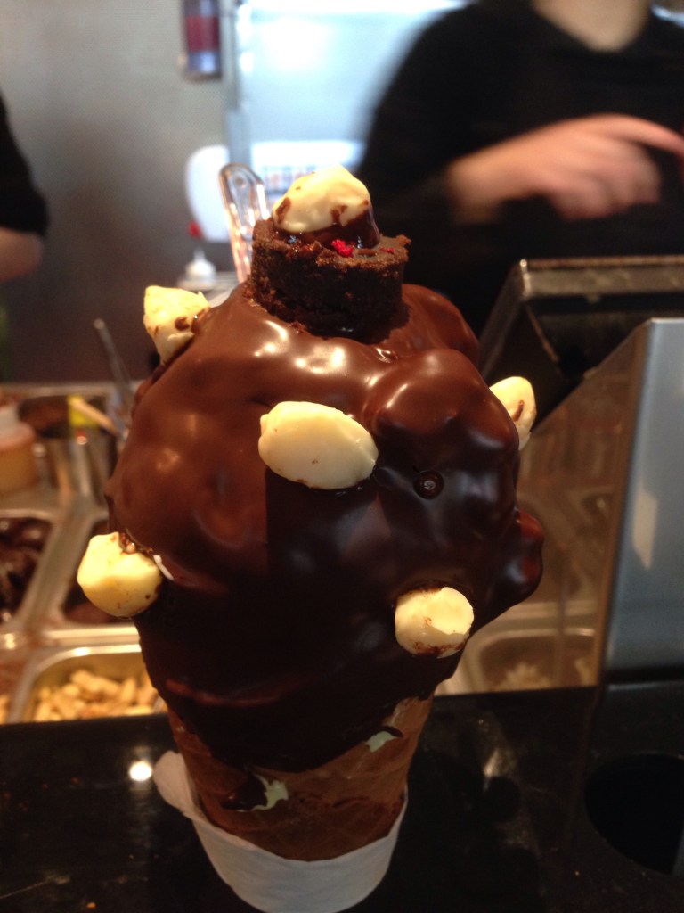 Edmonds banana cake studded with macadamias