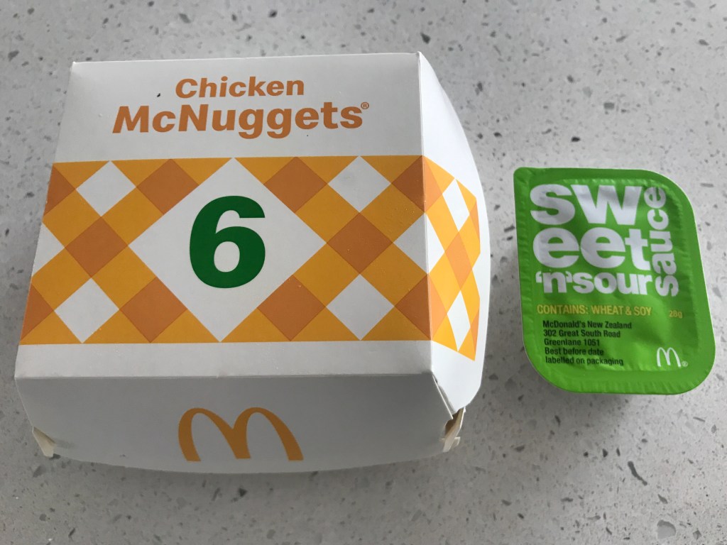 Chicken McNuggets with Sweet n Sour sauce