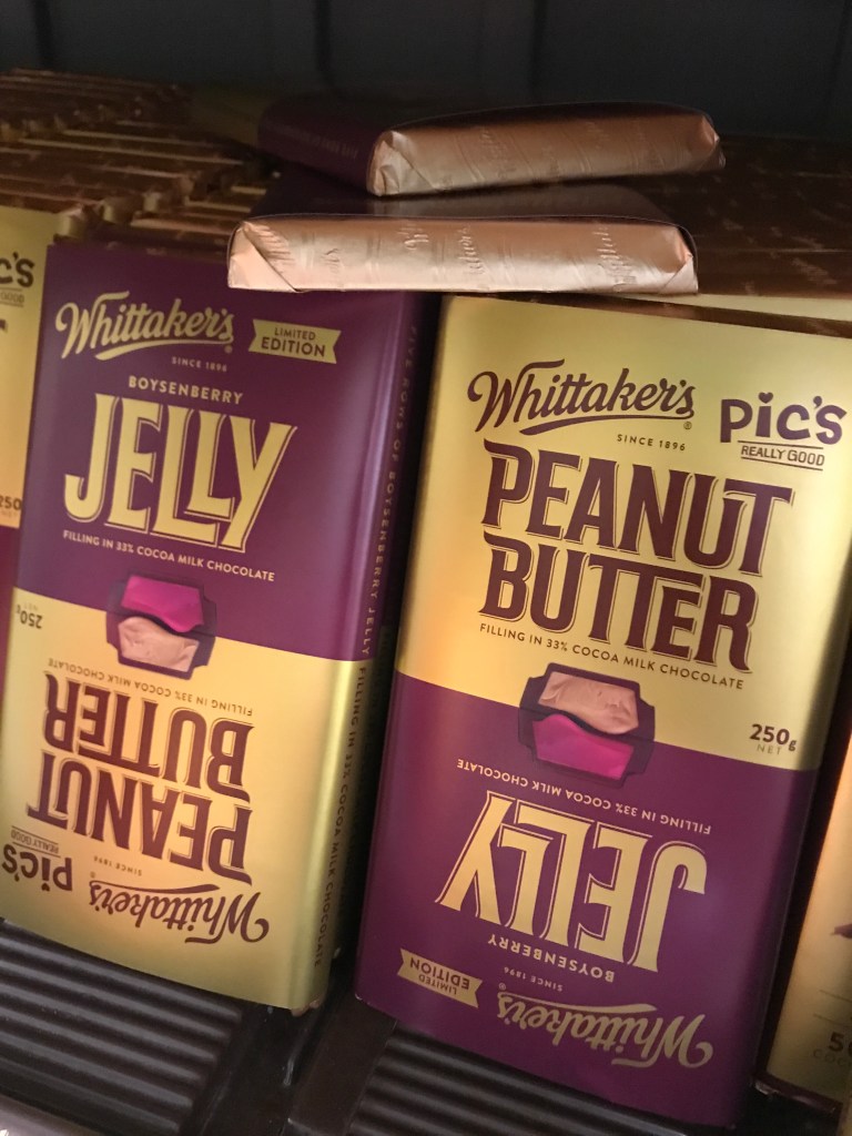 Whittakers PBJ chocolate bar